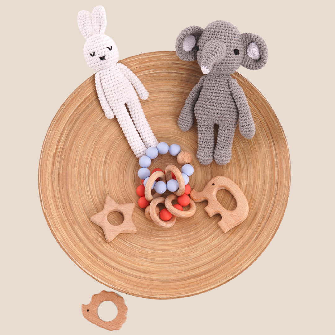 CuddleMe Knitted Baby Toy