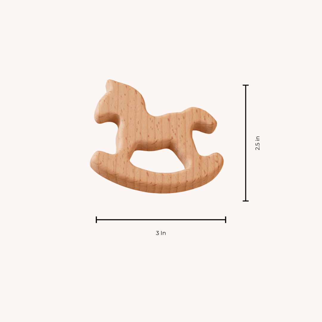 Cotton Craft Baby Teether EcoJoy Natural Baby Wooden Teethers Personalized and custom baby gifts