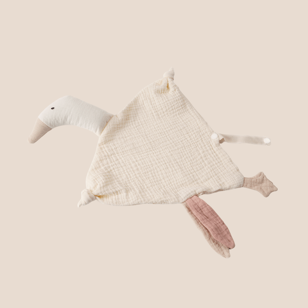 Cotton Craft baby blanket set Muslin Cotton Goose Lovey – Soft Baby Security Blanket Personalized and custom baby gifts