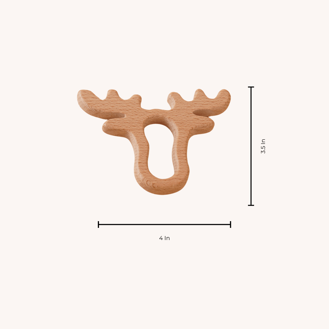 Cotton Craft Baby Teether EcoJoy Natural Baby Wooden Teethers Personalized and custom baby gifts