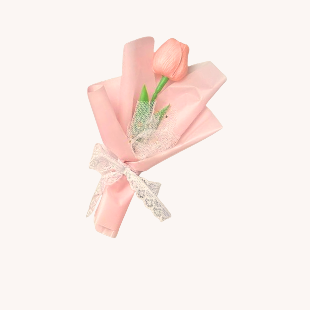 Rose soap bouquet for mom appreciation gift and baby shower mom care bundle