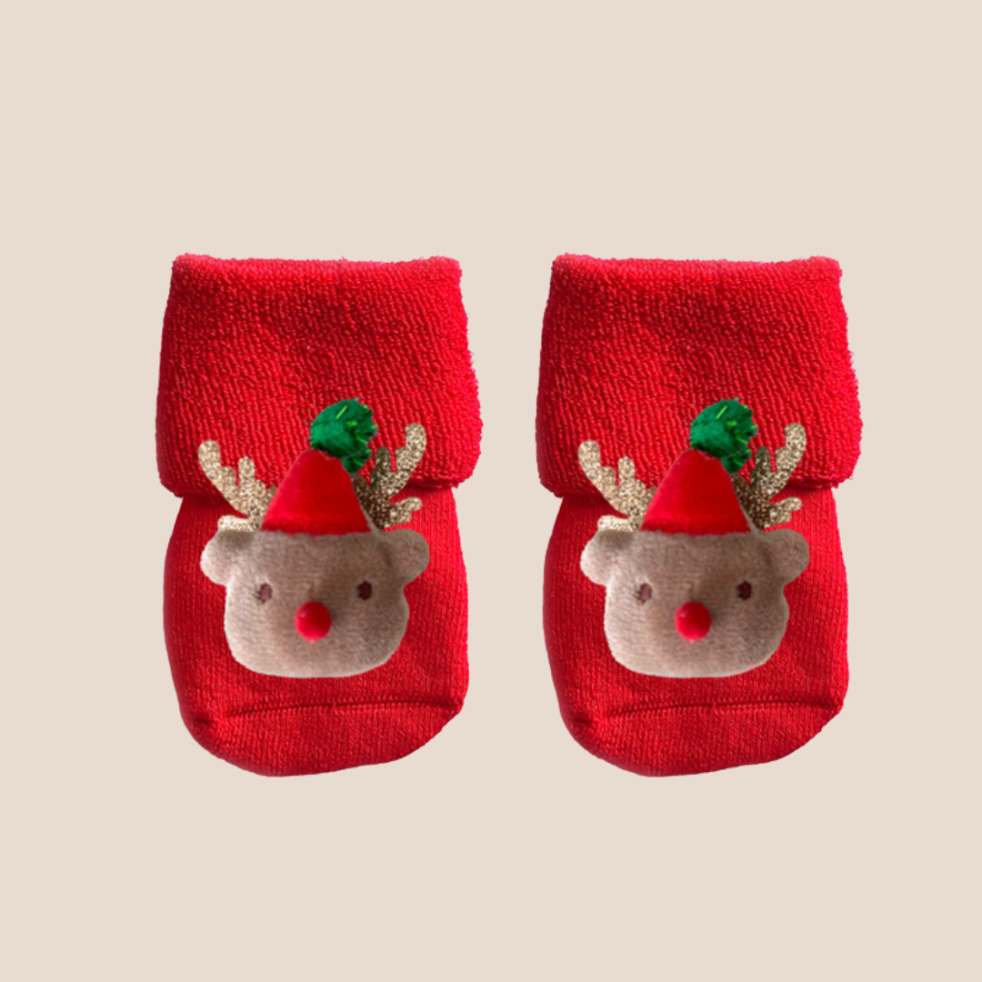 Baby Boy & Girl Christmas Cotton Boot Socks