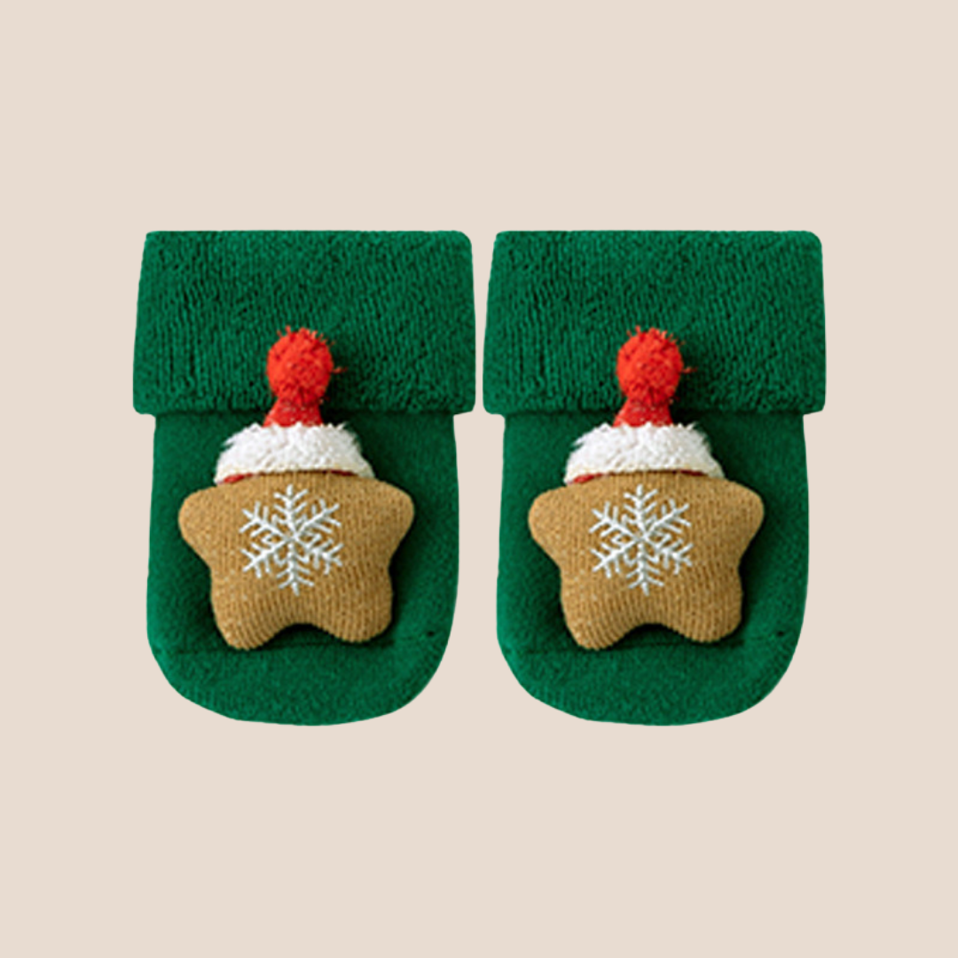 Baby Boy & Girl Christmas Cotton Boot Socks