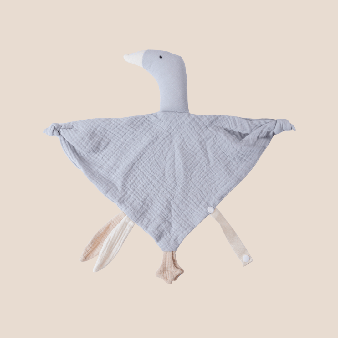 Cotton Craft baby blanket set Muslin Cotton Goose Lovey – Soft Baby Security Blanket Personalized and custom baby gifts