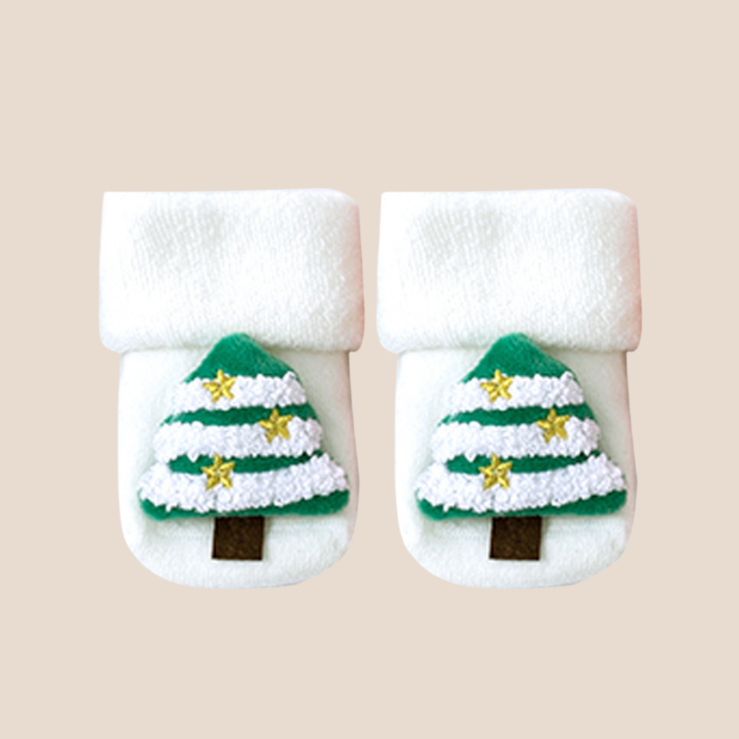 Baby Boy & Girl Christmas Cotton Boot Socks