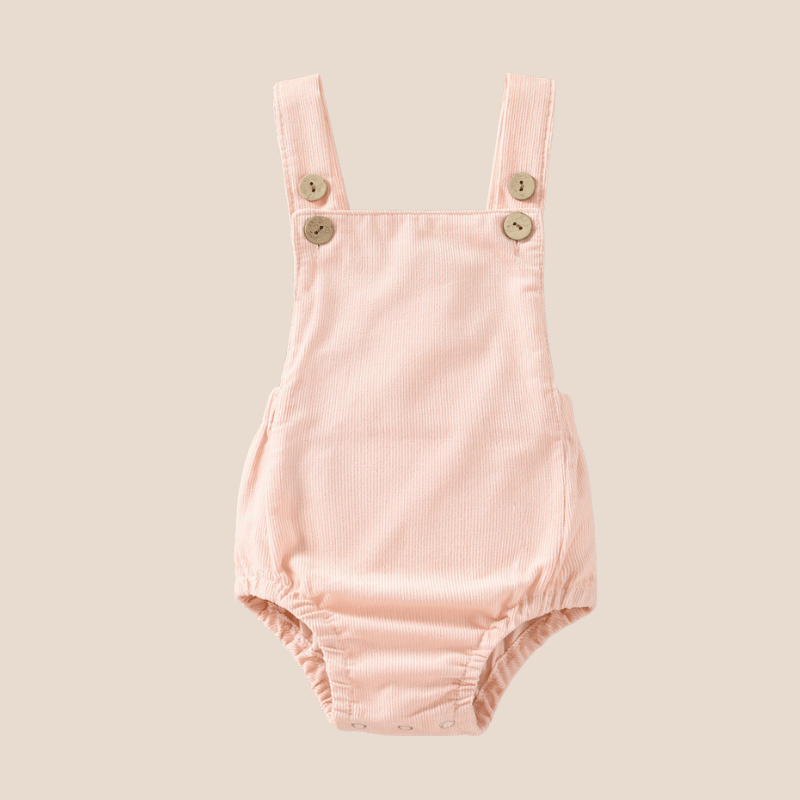 Cotton Craft baby apparel Cozy Corduroy Baby Romper – Adjustable Suspender Style (3-6 Months) Personalized and custom baby gifts