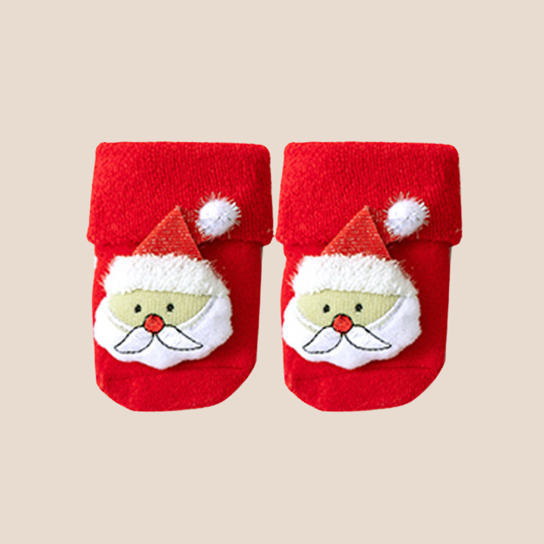 Baby Boy & Girl Christmas Cotton Boot Socks