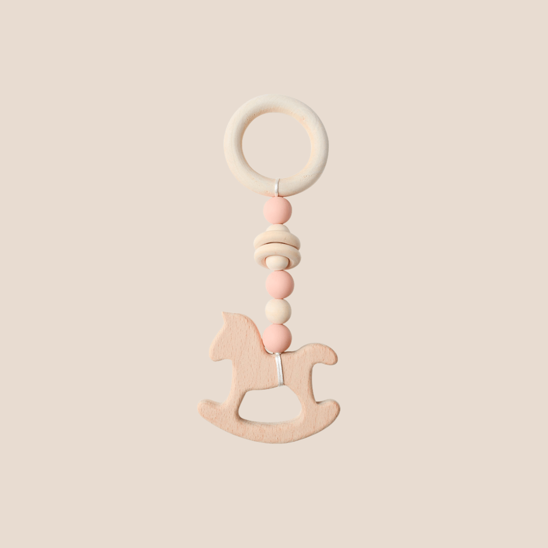 Cotton Craft Baby teether Toy Eco Wooden & Silicone Baby Teether Toy Personalized and custom baby gifts