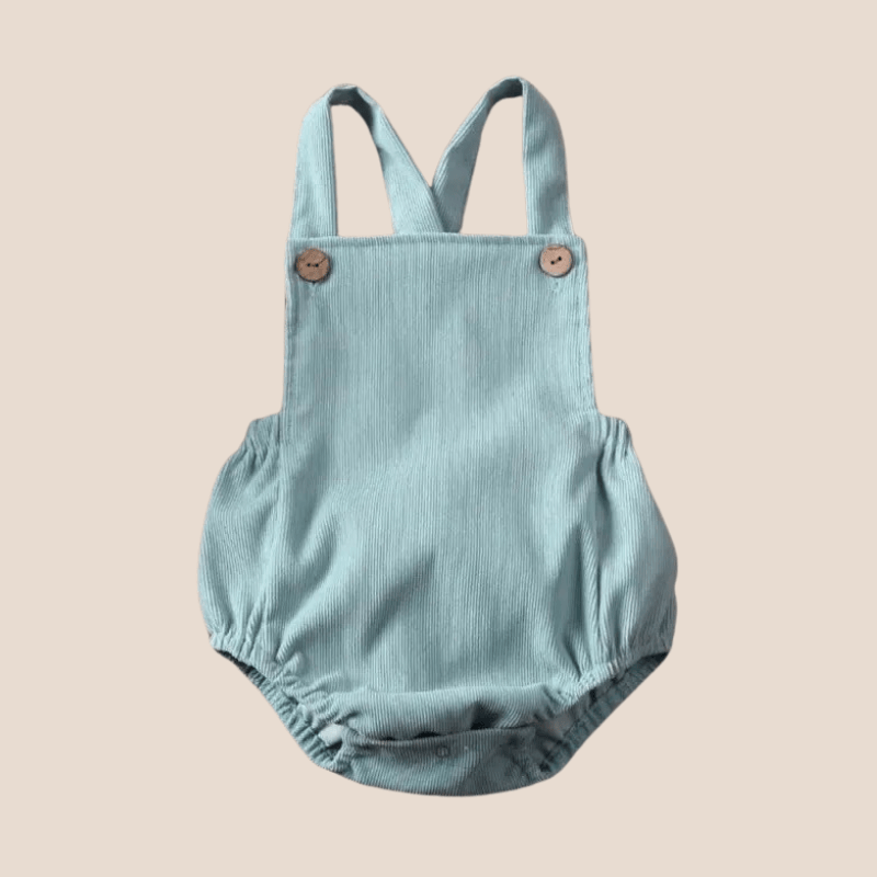 Cotton Craft baby apparel Cozy Corduroy Baby Romper – Adjustable Suspender Style (3-6 Months) Personalized and custom baby gifts