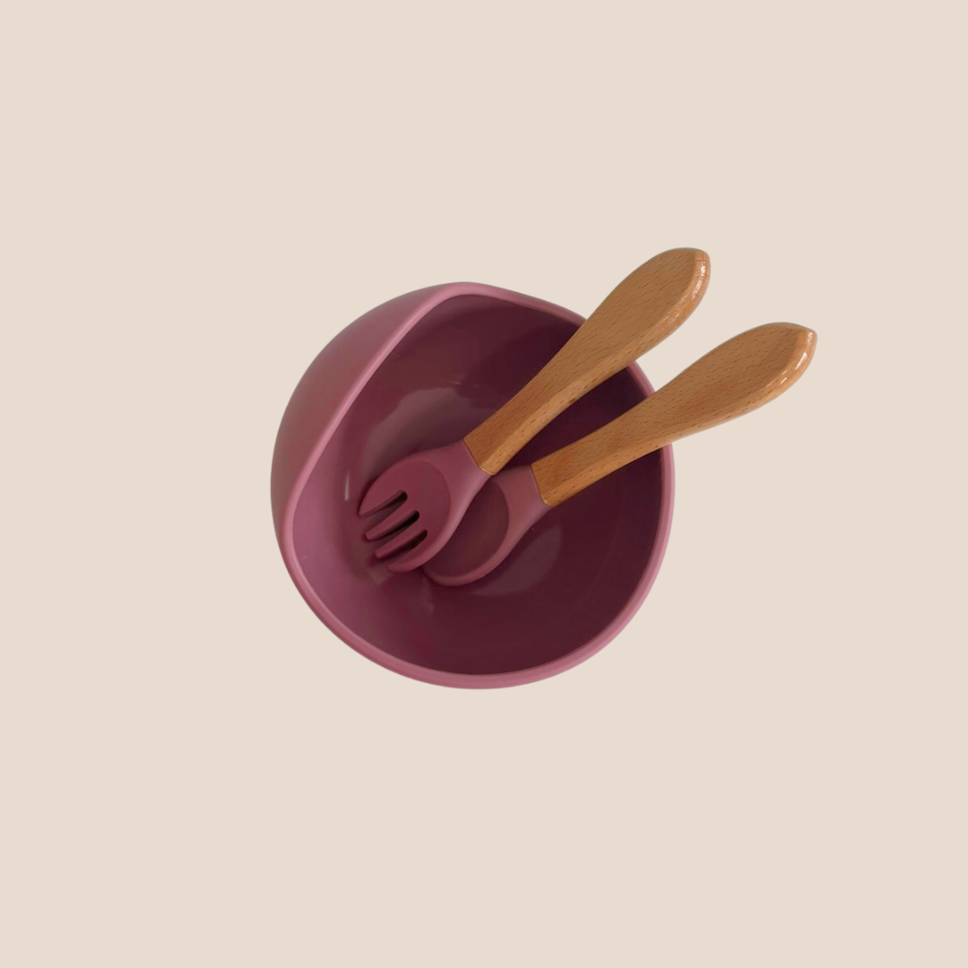 Little Bites Silicone Bowl Set – Baby Safe & Spill-Free