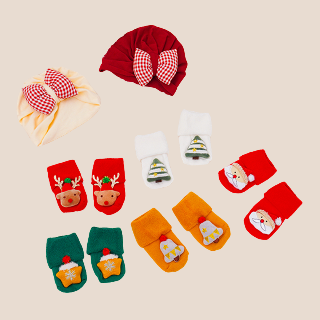 Baby Boy & Girl Christmas Cotton Boot Socks