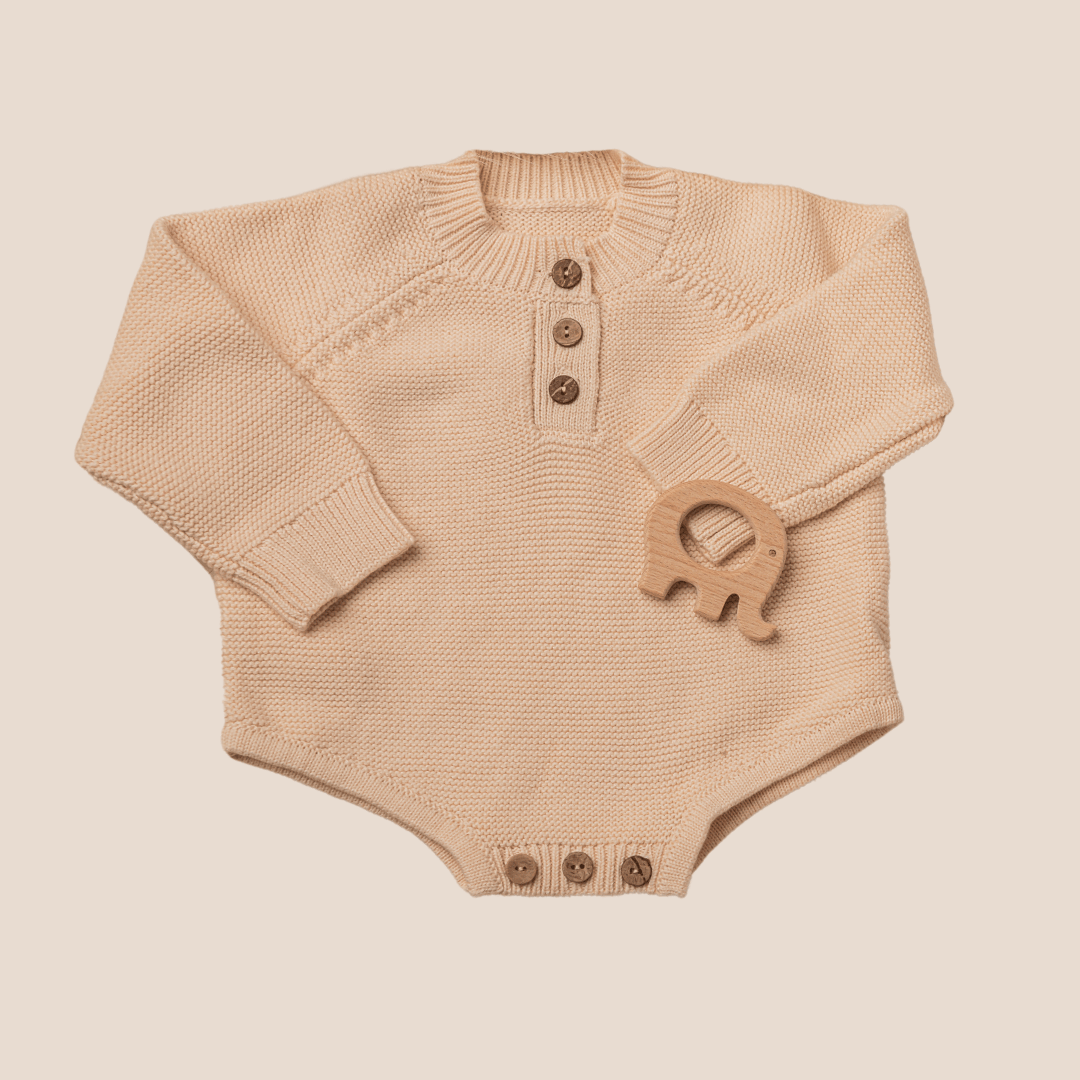 Cotton Craft baby apparel Snuggle Baby Romper & Hat Set 0-6 Months Personalized and custom baby gifts