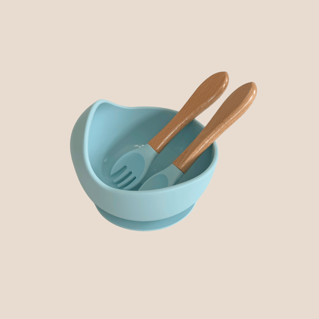 Cotton Craft baby bowl Little Bites Silicone Bowl Set – Baby Safe & Spill-Free Personalized and custom baby gifts