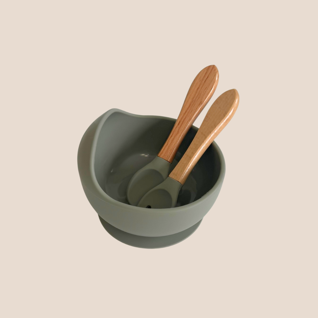 Little Bites Silicone Bowl Set – Baby Safe & Spill-Free