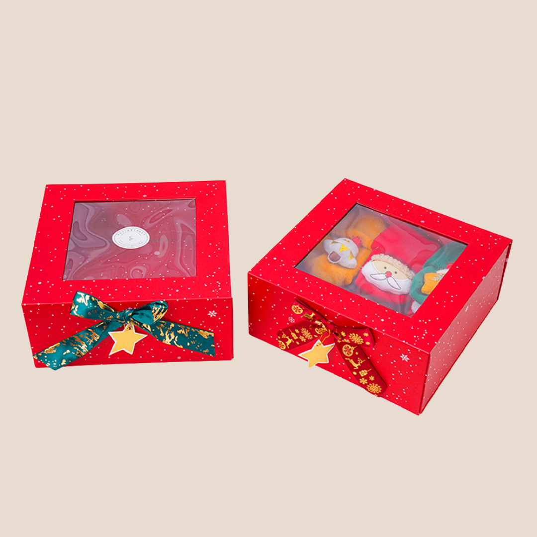 Christmas Peekaboo Baby Gift Boxes