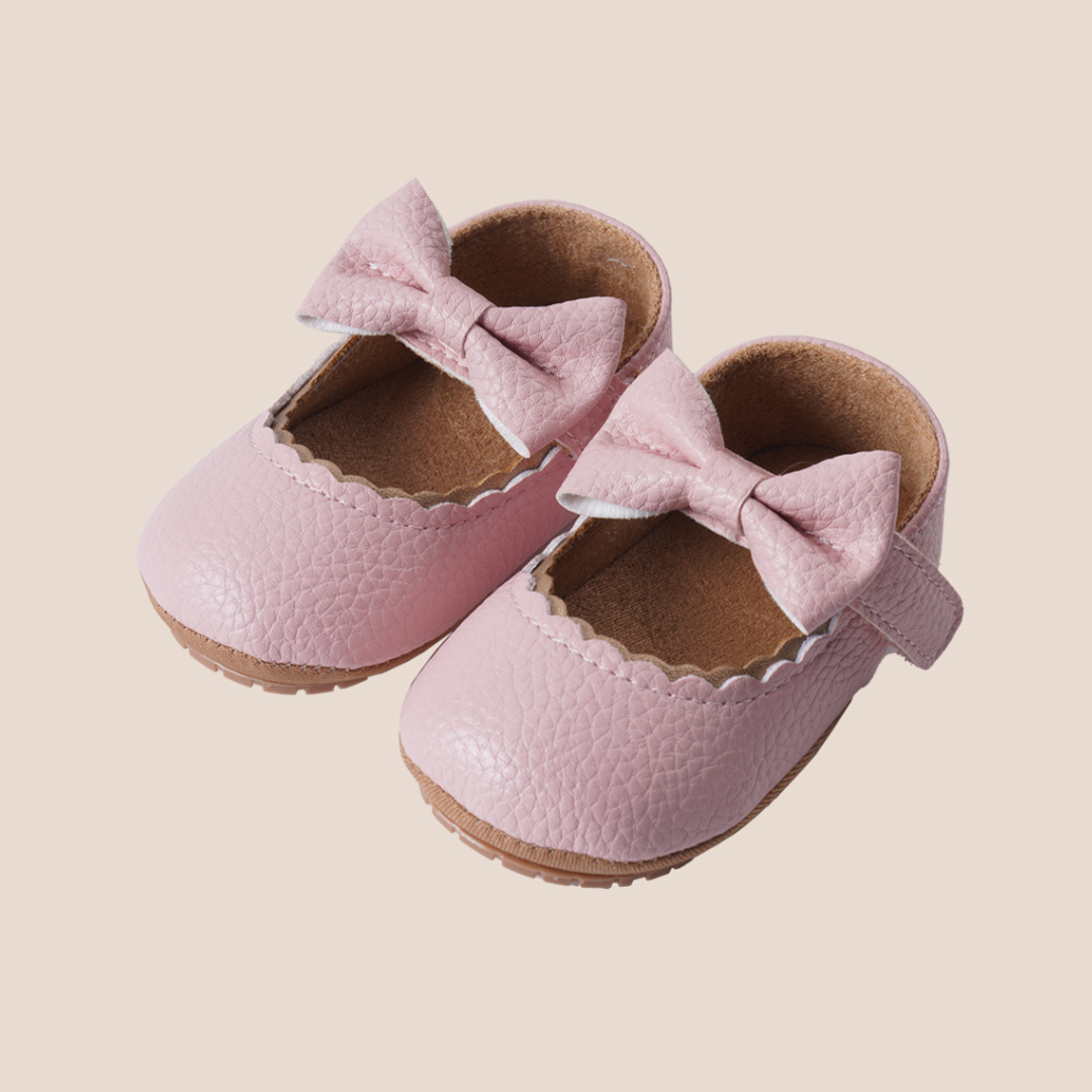 Baby Girl Dress Shoes with Bow
