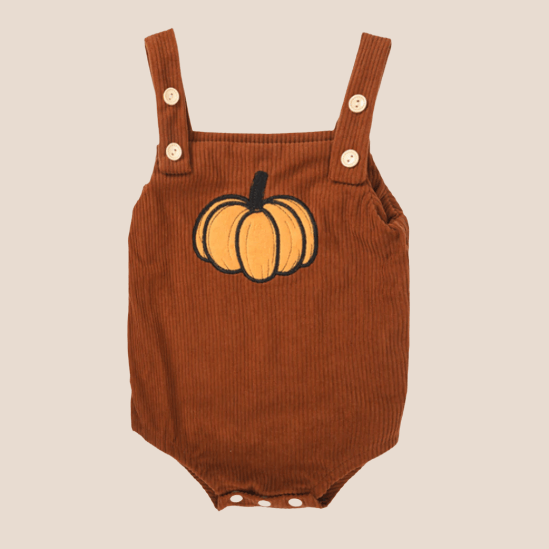 Cotton Craft baby apparel Cozy Corduroy Baby Romper 0-6 Months Personalized and custom baby gifts