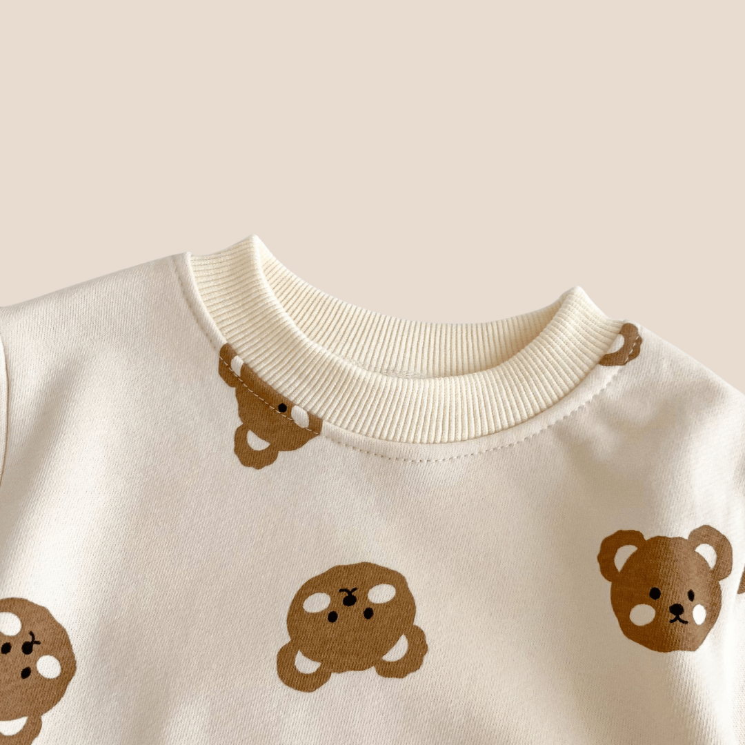 Cotton Craft baby apparel Teddy Bear Baby Loungewear Set – 0–6 Months Personalized and custom baby gifts