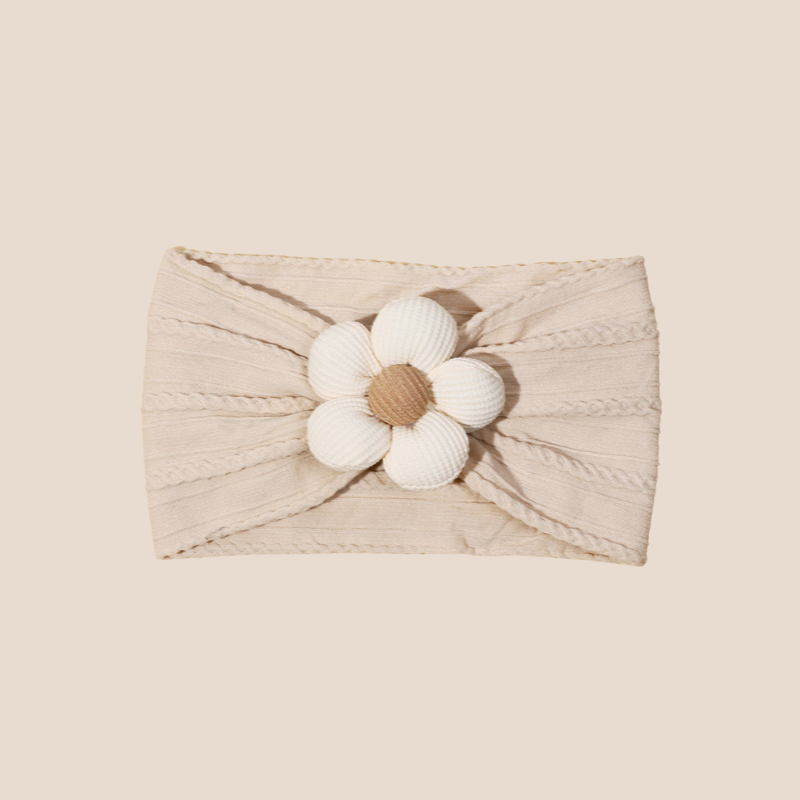 Daisy Bloom Cotton Baby Headband