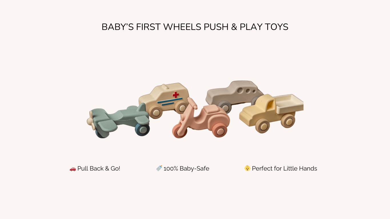 Cotton Craft Baby Toys Baby's First Wheels Push & Play Toys Personalized and custom baby gifts
