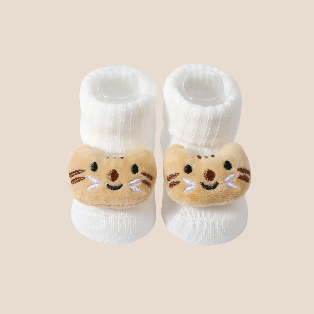Snuggle Pals Plush Baby Socks Set