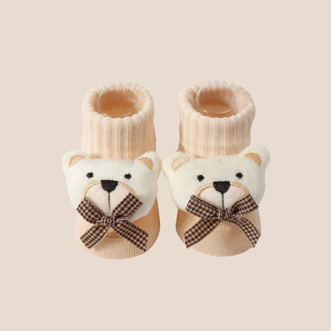 Cotton Craft baby socks Snuggle Pals Plush Baby Socks Set – Soft Cotton Comfort | 0–6 Months Personalized and custom baby gifts