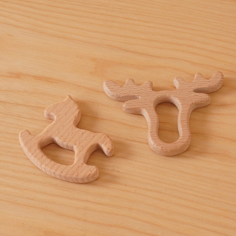 Cotton Craft Baby Teether EcoJoy Natural Baby Wooden Teethers Personalized and custom baby gifts