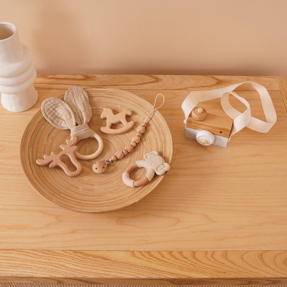 EcoJoy Natural Baby Wooden Teethers