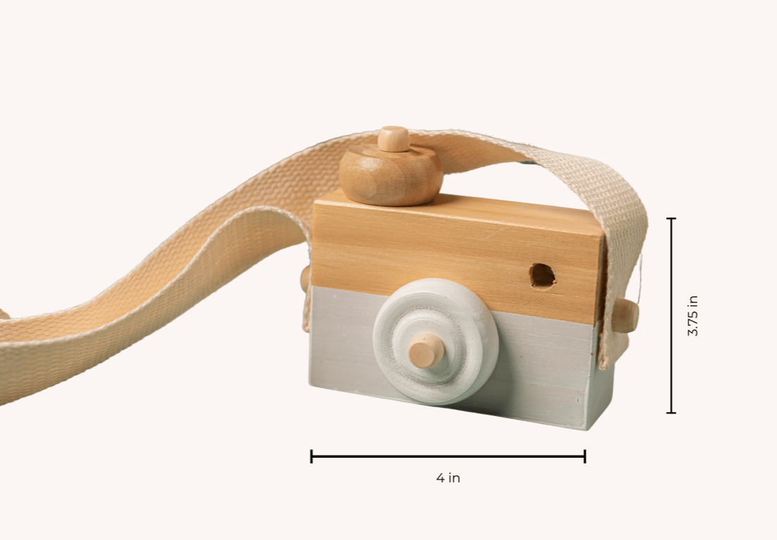 Cotton Craft Baby Toy Little Lens Wooden Baby Toy Camera Personalized and custom baby gifts