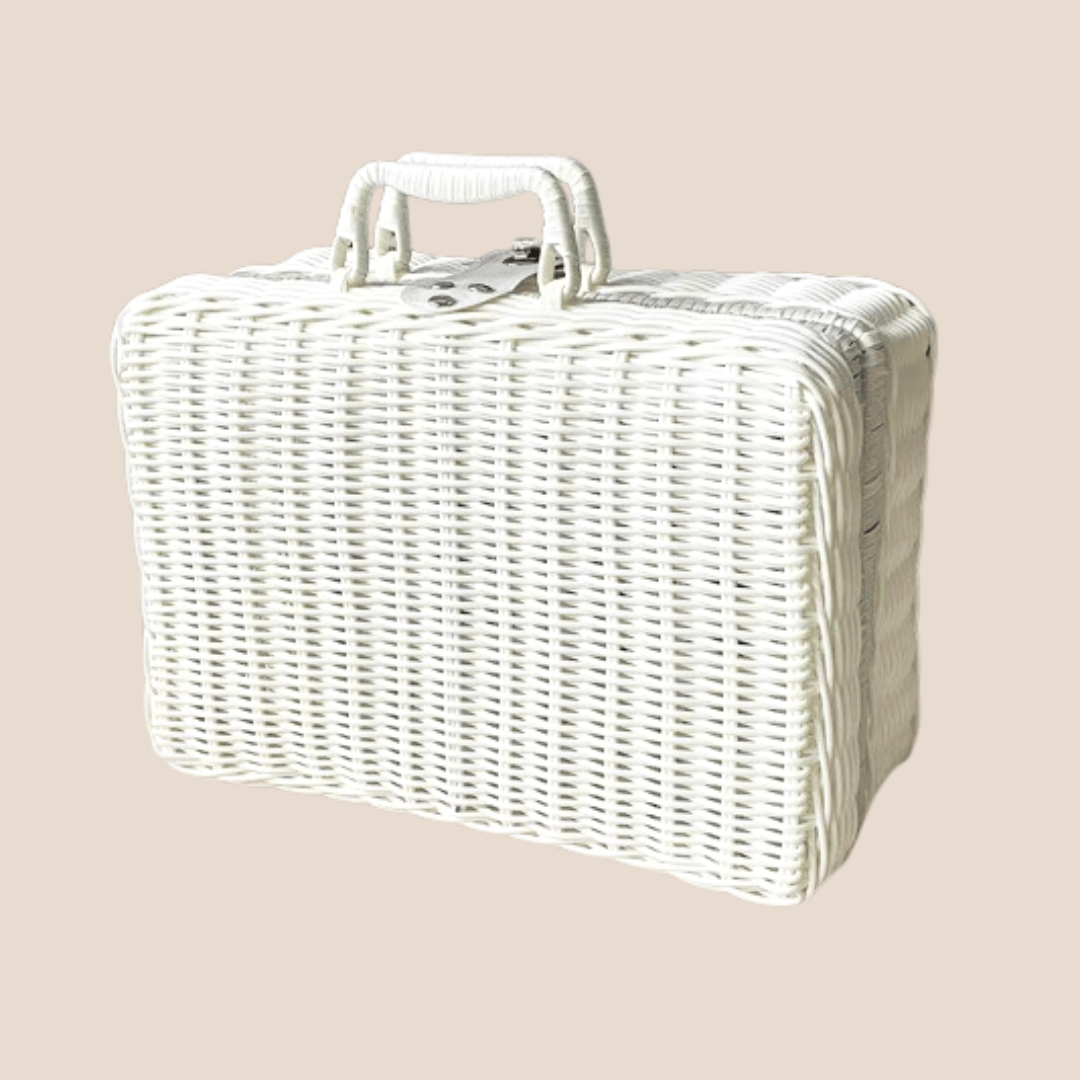 Cotton Craft Gift Basket Handmade Heirloom Wicker Baby Gift Basket Personalized and custom baby gifts