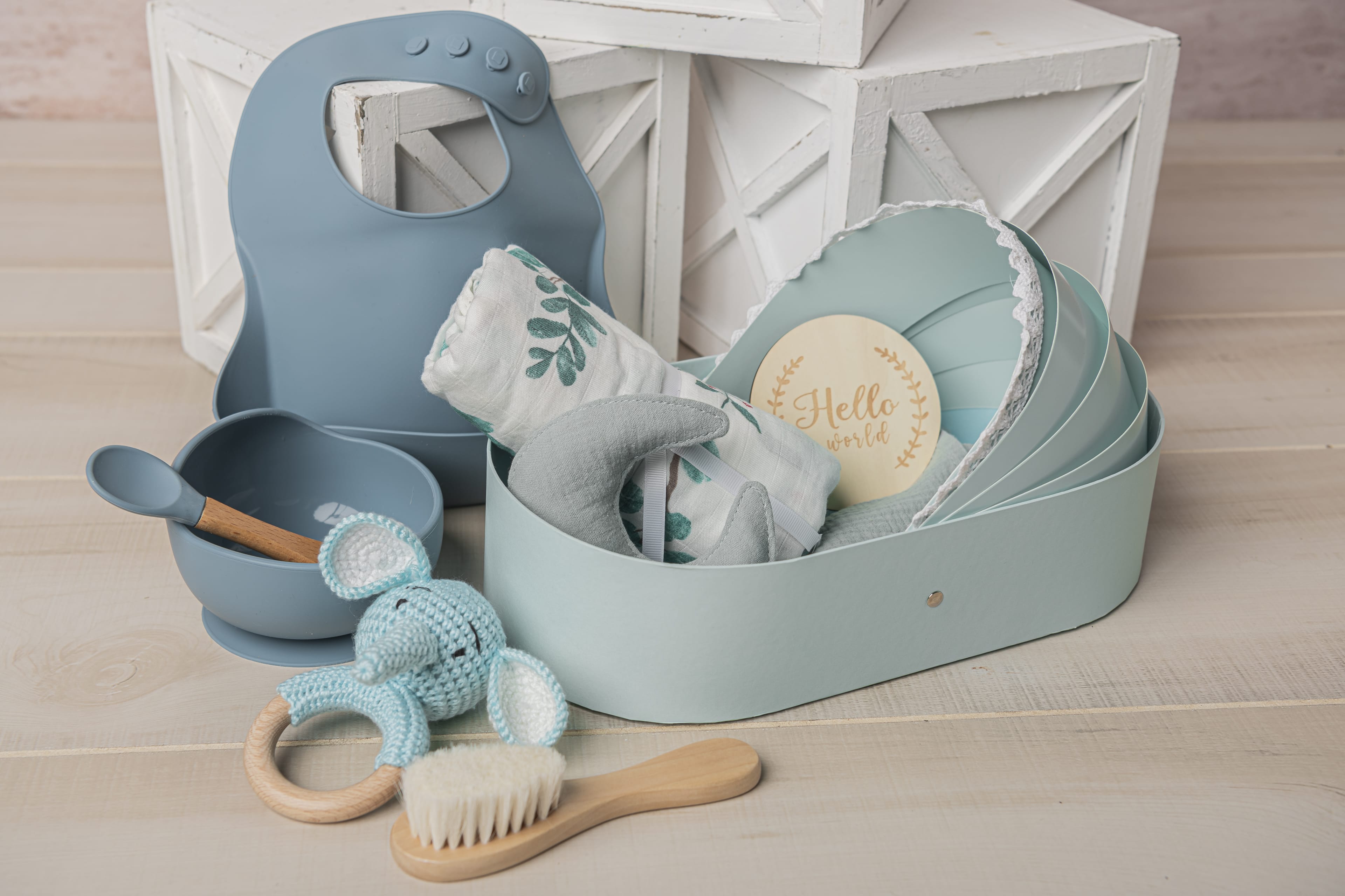 Cotton Craft baby gift bundle Luxe Baby Gift Baskets Personalized and custom baby gifts