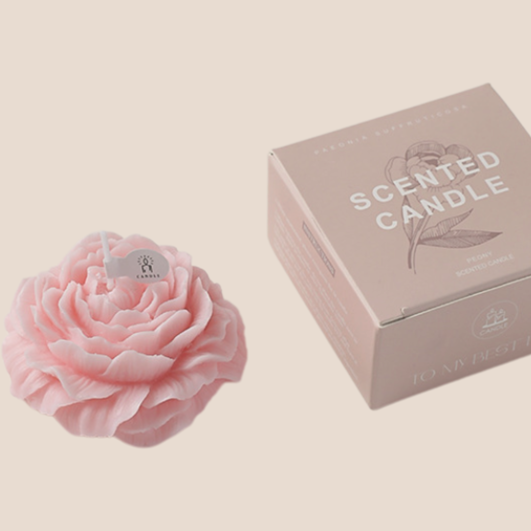 luxury candle for new moms floral scented wax candle