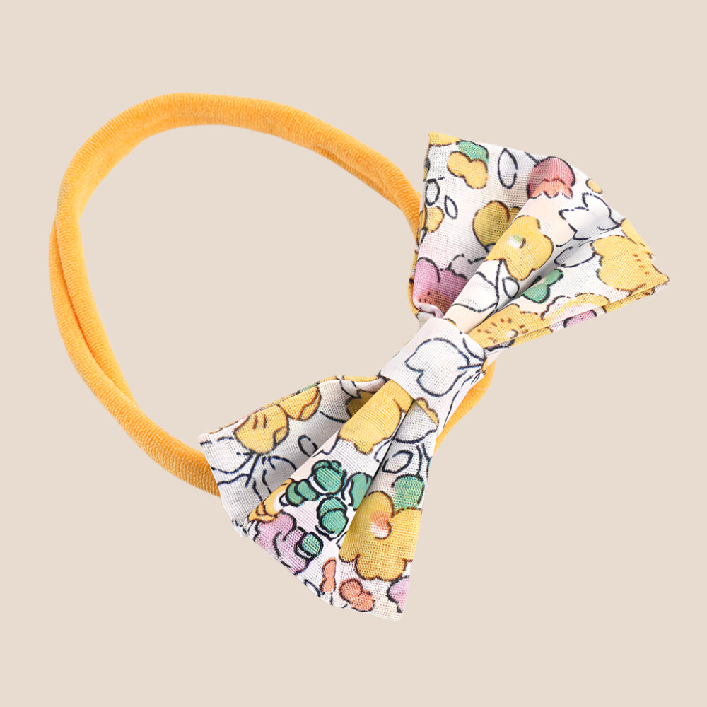 Florals Baby Bib and Headband Set