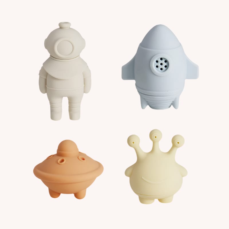 Cotton Craft Bath Toys Space Adventure Baby Bath Toy Set Personalized and custom baby gifts