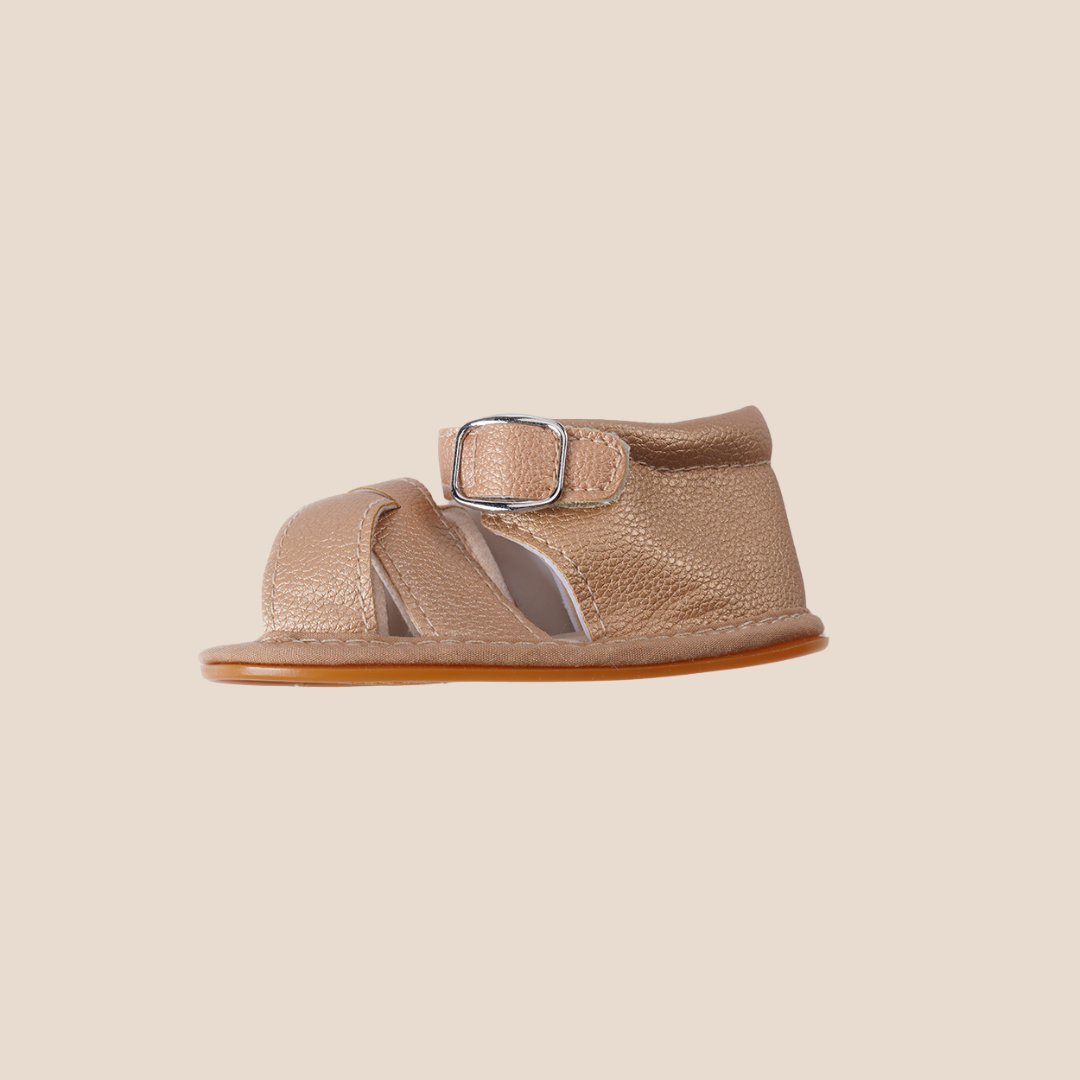 Baby Sandals with Soft Sole & Buckle Strap