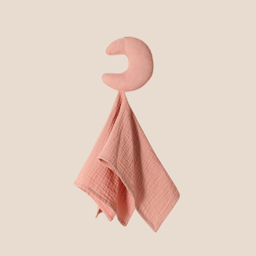 Cotton Craft baby blanket Moon Lovey Security Blanket – Soft Muslin Comfort for Little Dreamers Personalized and custom baby gifts