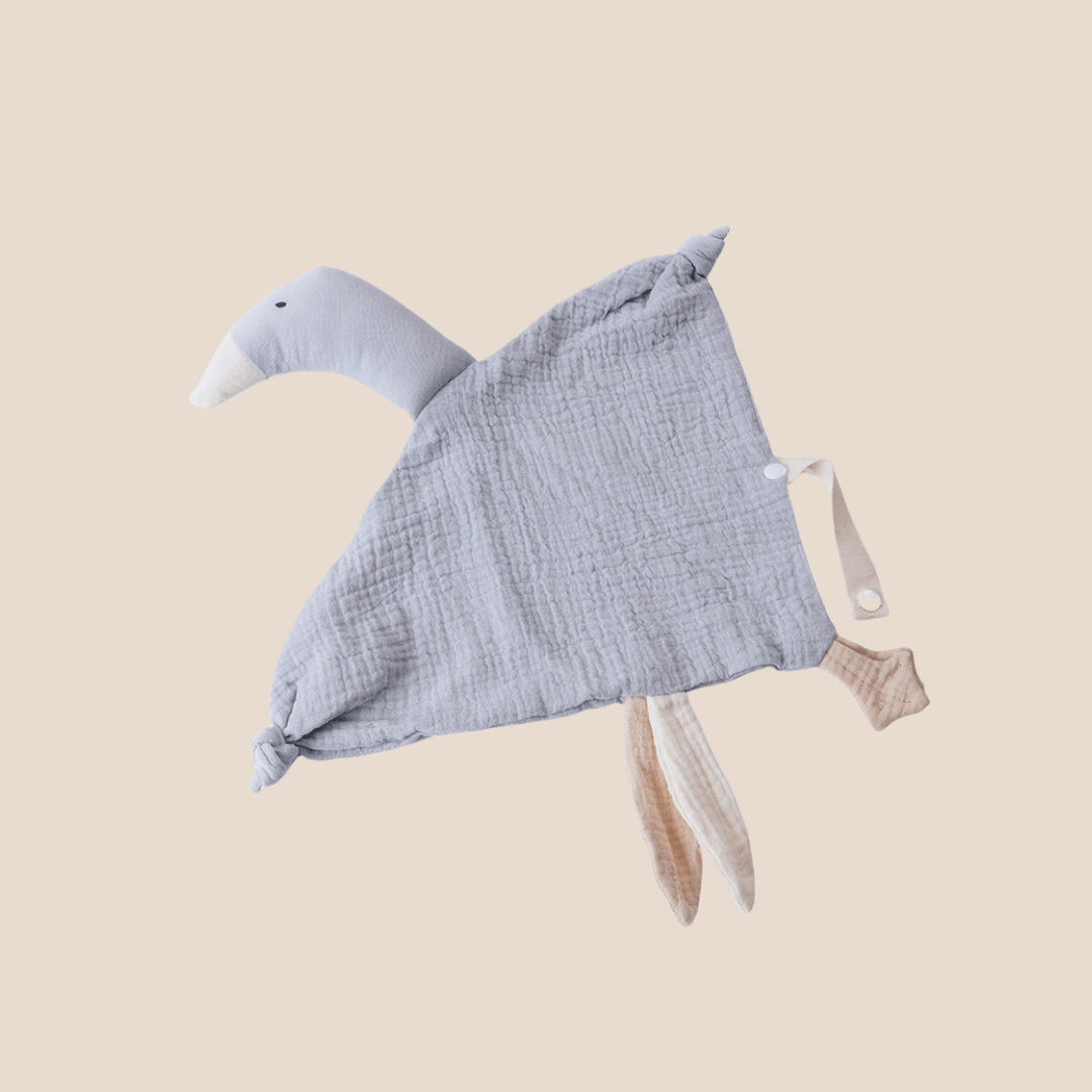 Cotton Craft baby blanket set Muslin Cotton Goose Lovey – Soft Baby Security Blanket Personalized and custom baby gifts