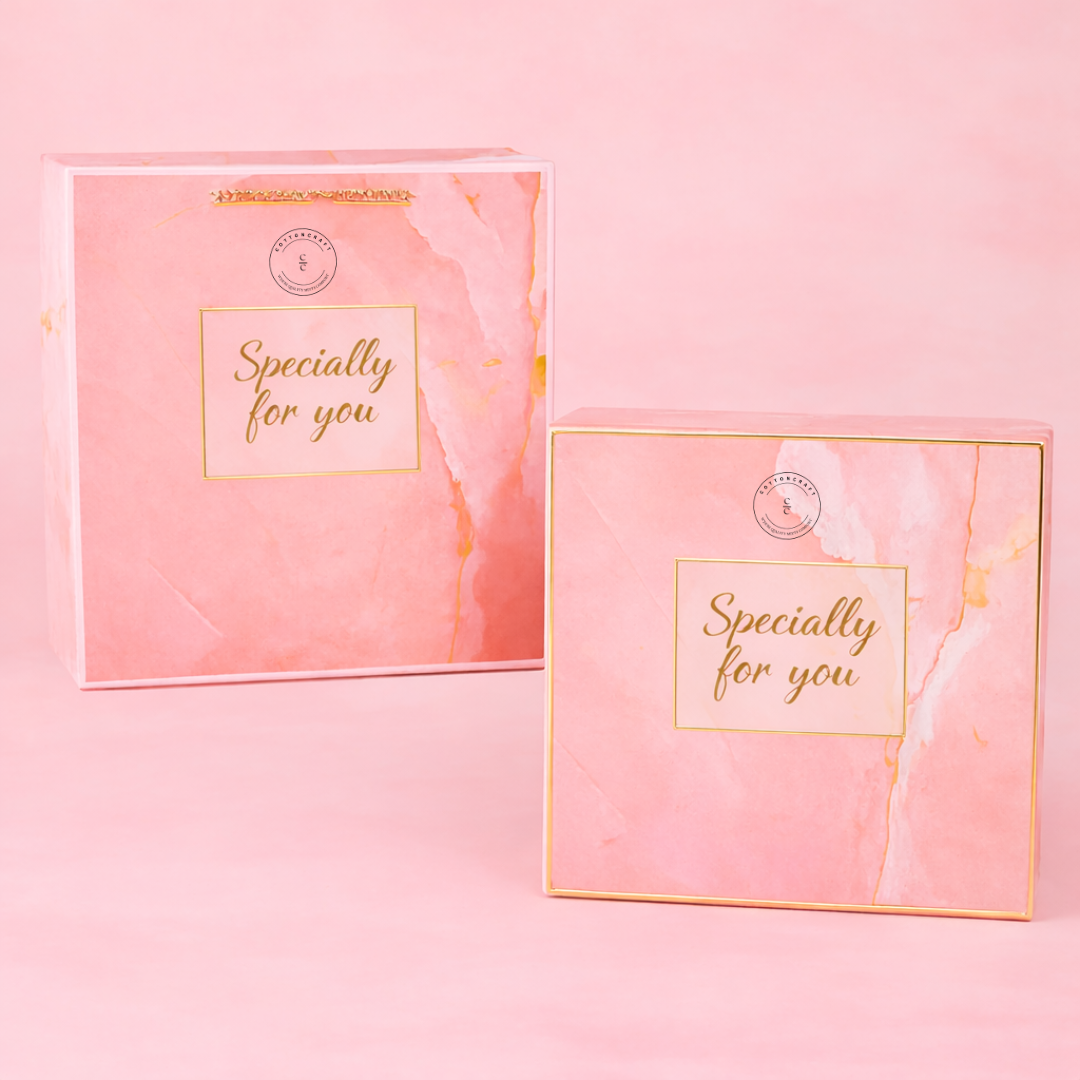 Mom comfort and care add-on gift bundle for baby shower gifting in “Specially for you” box with matching bag
