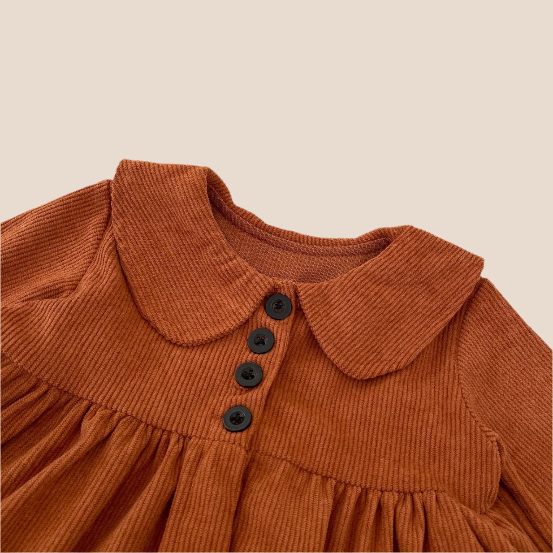 Baby girl dress close up view