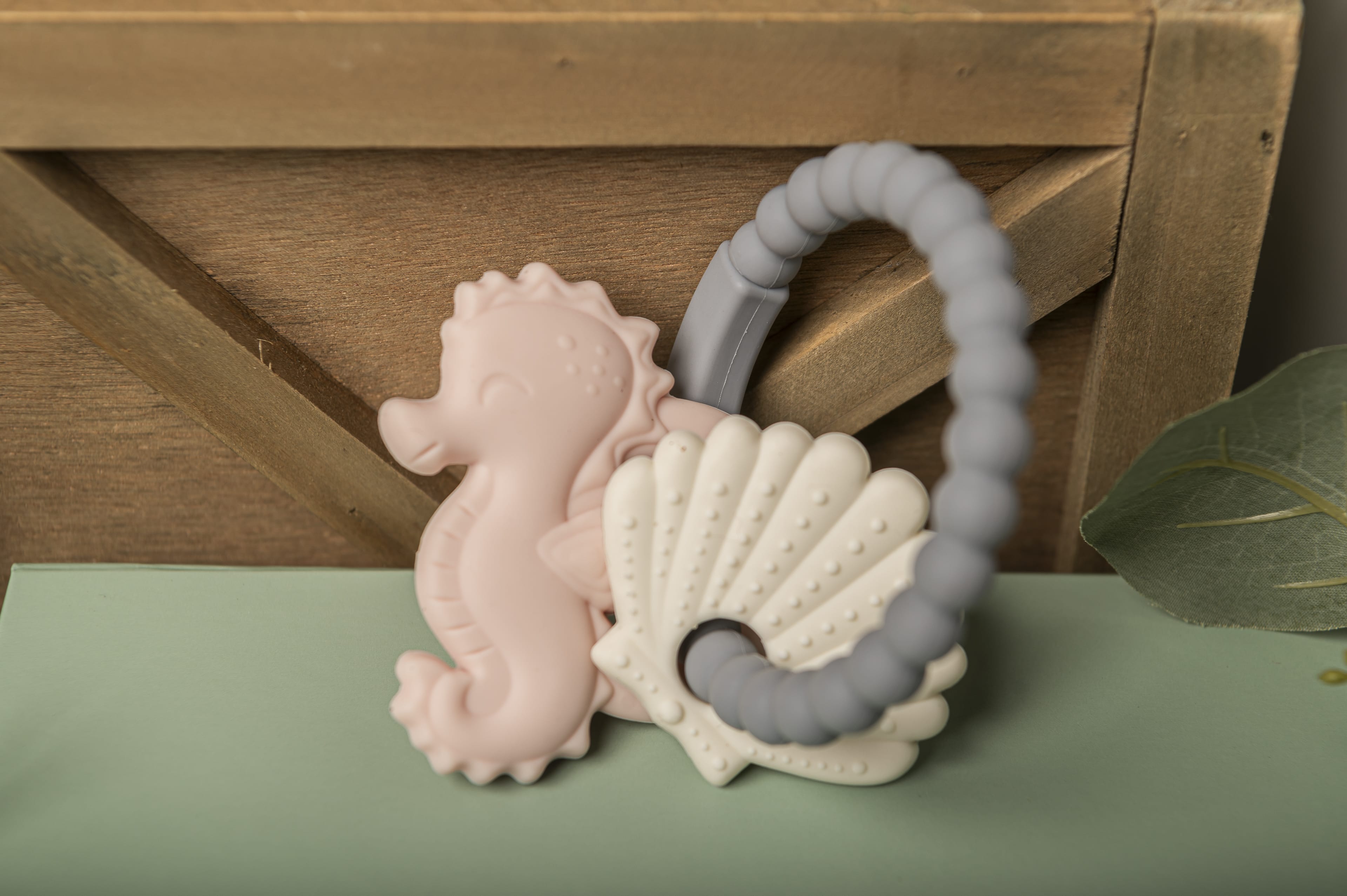 Cotton Craft Baby Teether Seaside Snuggles Baby Safe Teether Personalized and custom baby gifts