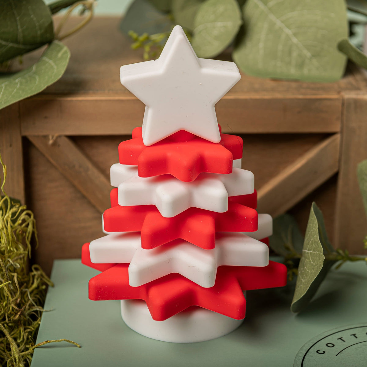 Cotton Craft Baby Toy Baby Christmas Tree Stacking Toy Personalized and custom baby gifts