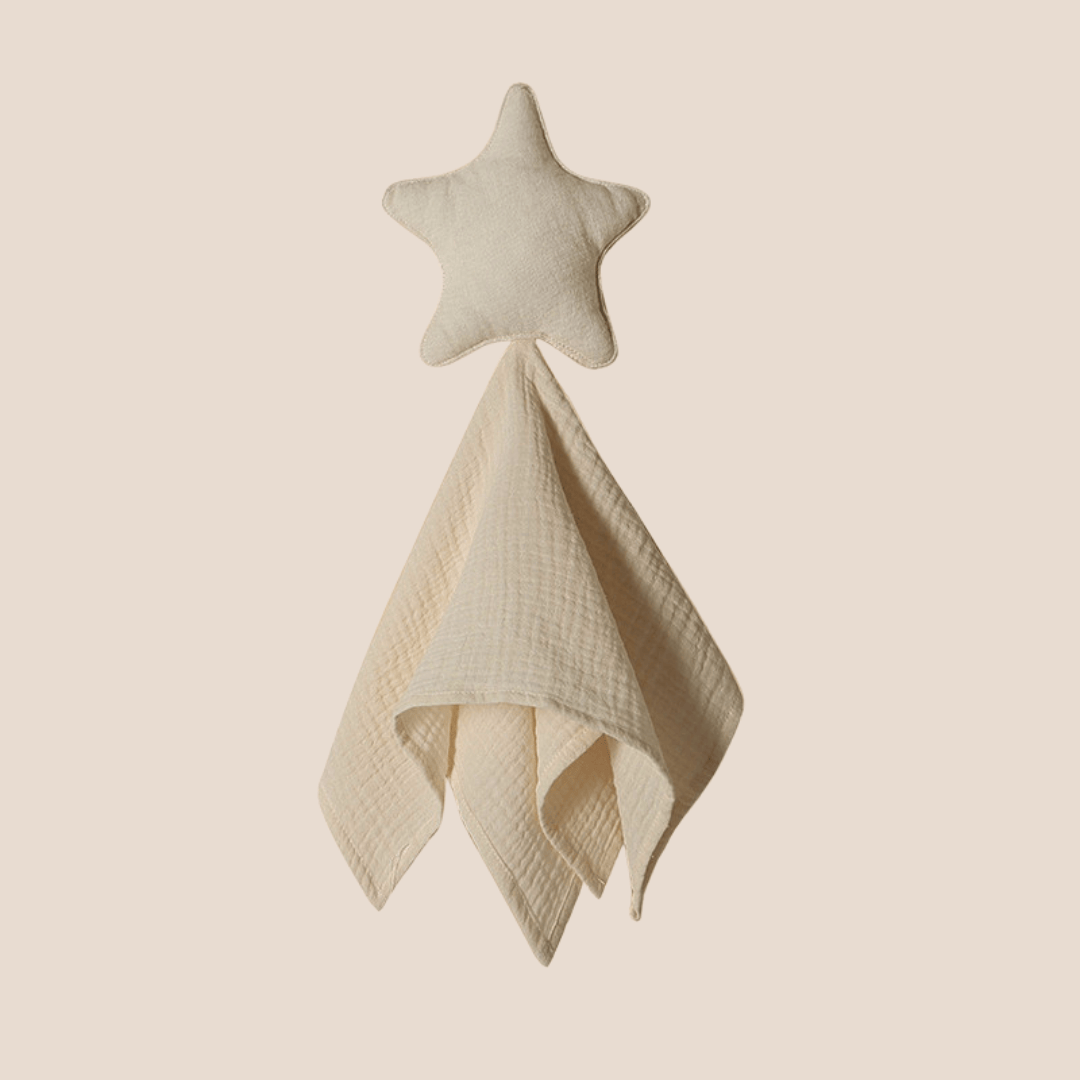 Cotton Craft baby blanket Star Lovey Security Blanket – Cotton Comfort Lovey for Newborn Gifting Personalized and custom baby gifts