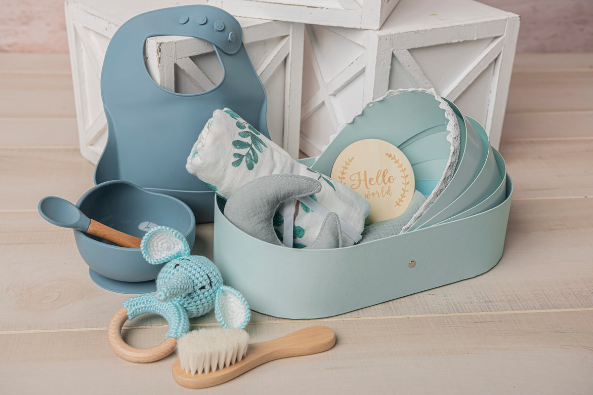 Cotton Craft baby gift box Luxe Cradle Baby Gift Basket Personalized and custom baby gifts
