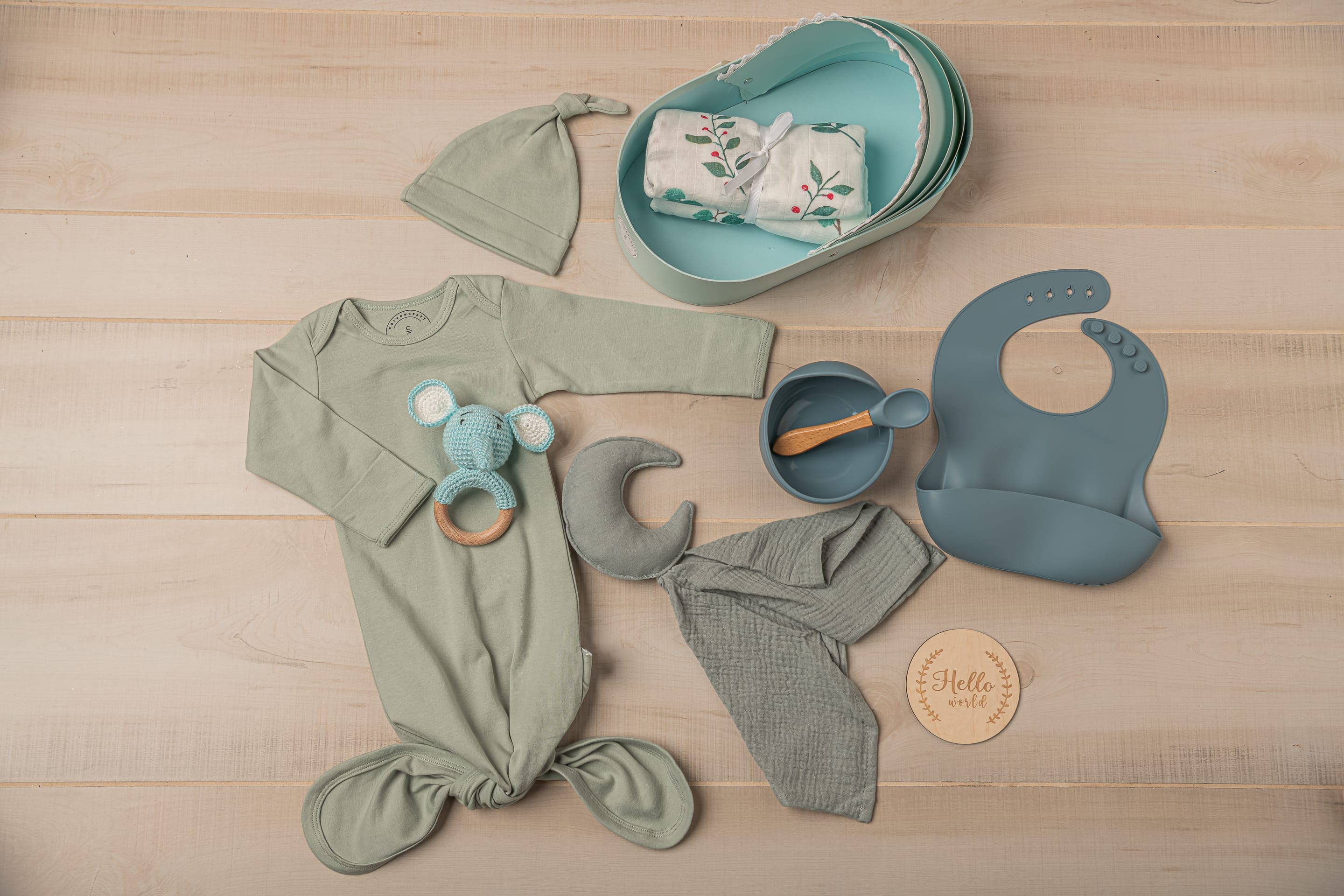 Cotton Craft baby gift bundle Luxe Baby Gift Baskets Personalized and custom baby gifts