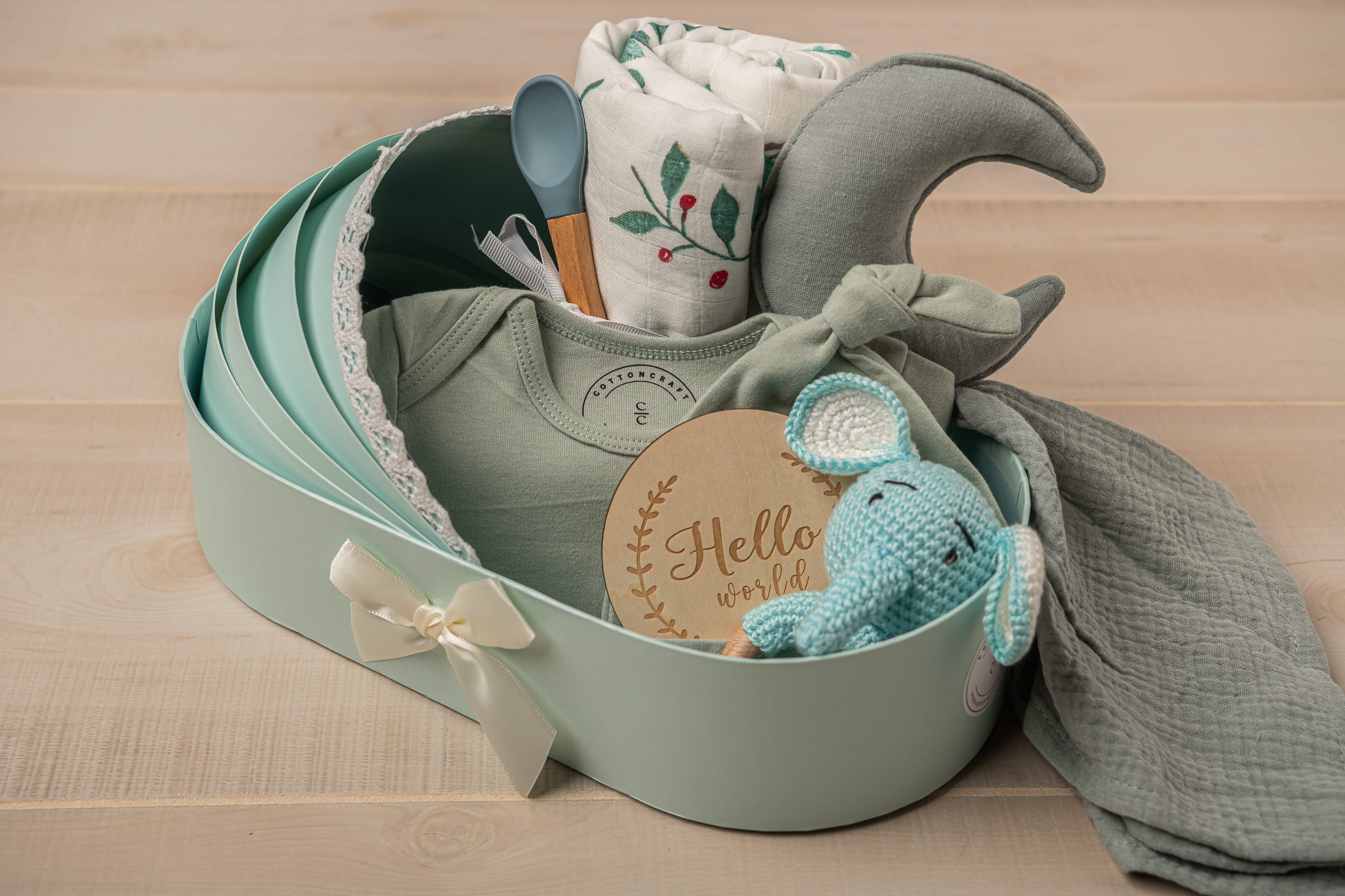 Cotton Craft baby gift bundle Luxe Baby Gift Baskets Personalized and custom baby gifts