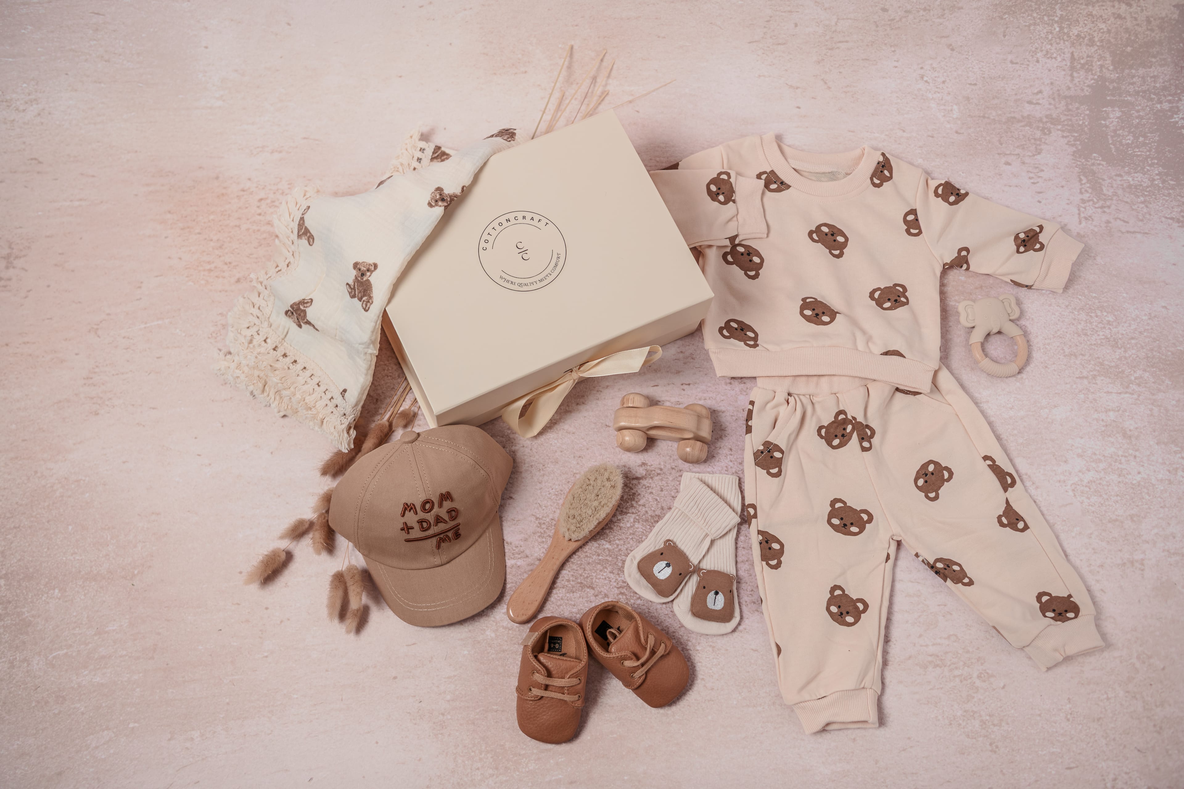 Cotton Craft baby gift box BUILD YOUR OWN GIFT BOX Personalized and custom baby gifts