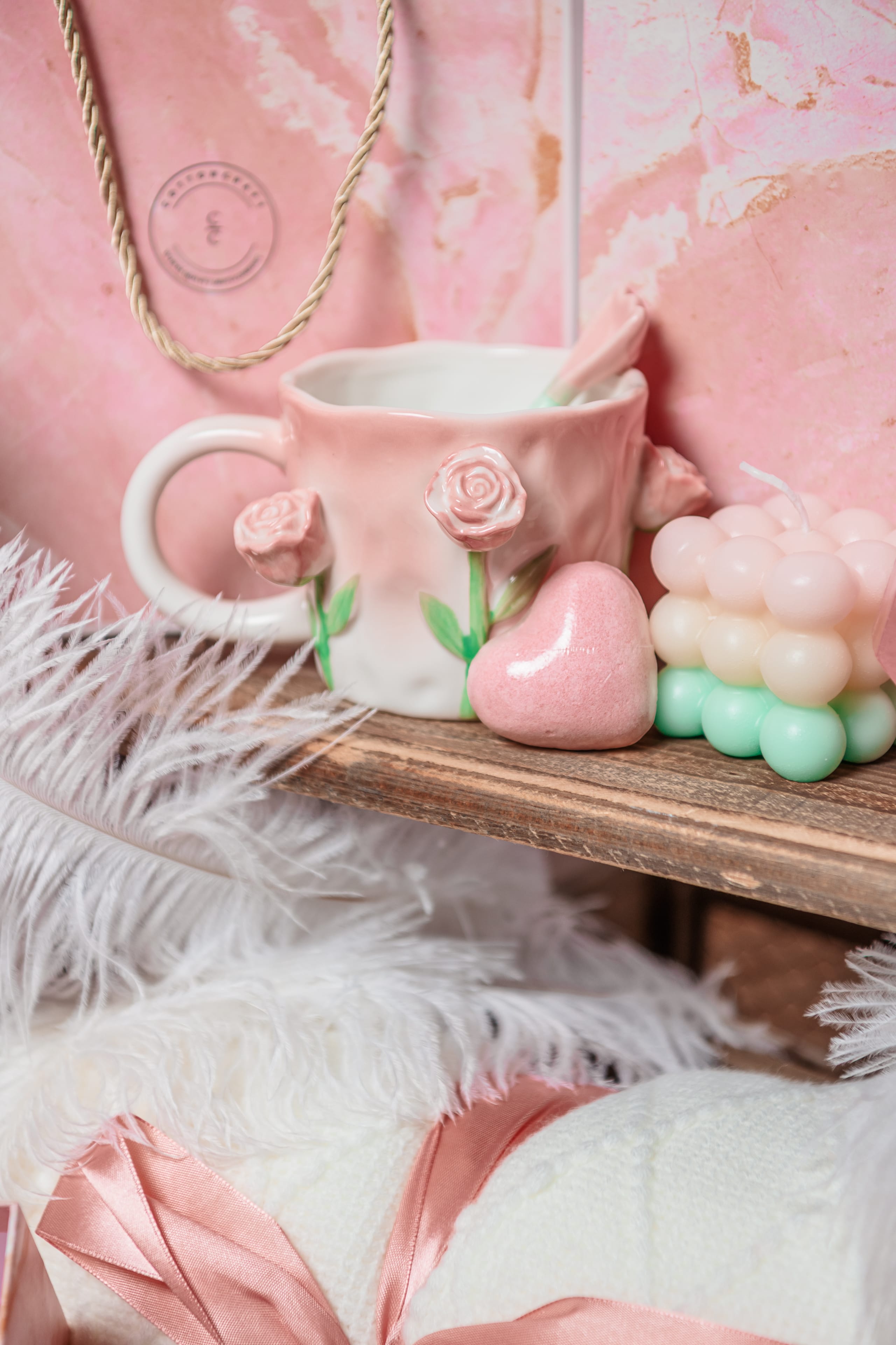 Cotton Craft Mom Gift Bundle Mom Comfort & Care Gift Bundle with Floral Mug & Spa Essentials Personalized and custom baby gifts