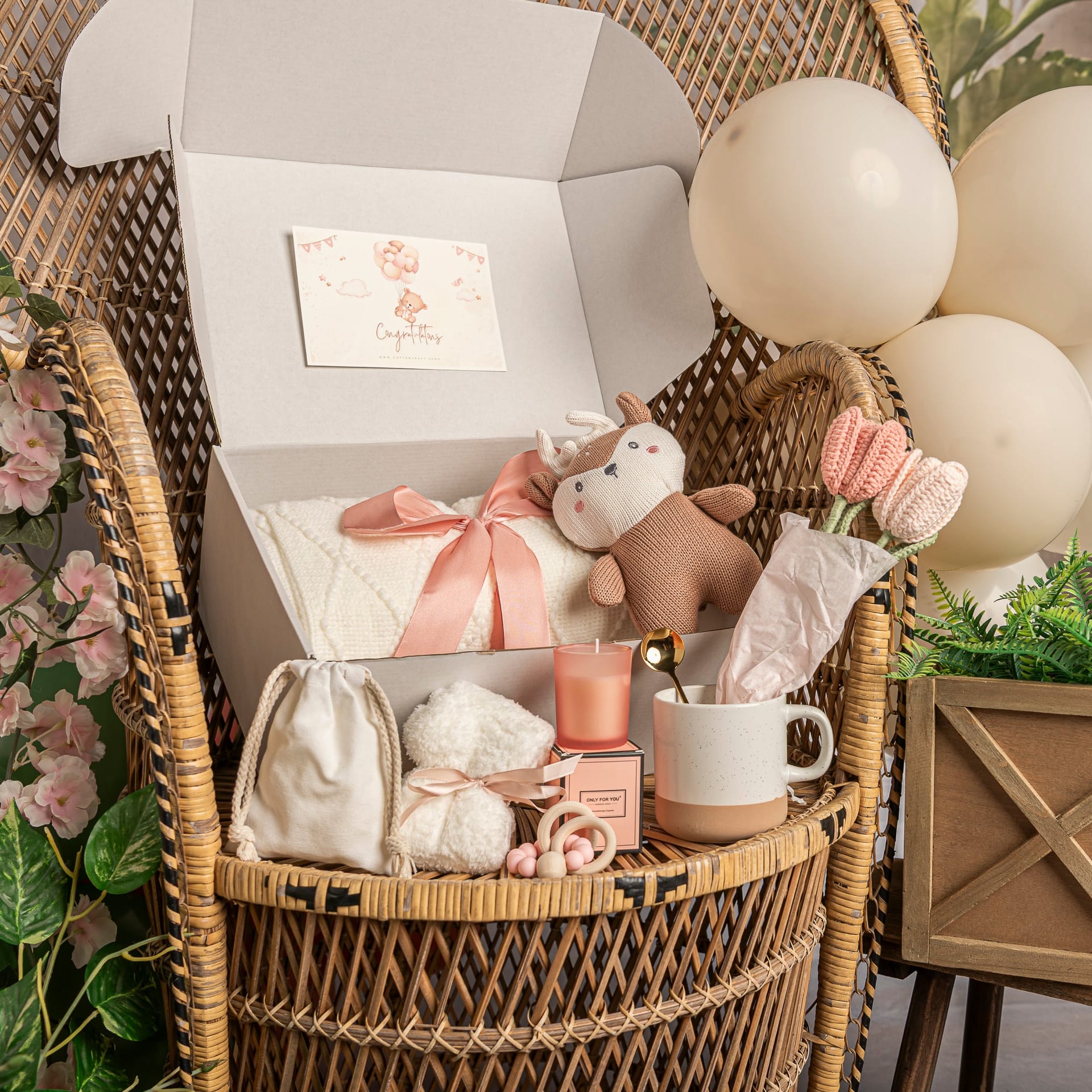 Cotton Craft Mom Gift Bundle The New Mom Comfort & Care Gift Bundle Personalized and custom baby gifts
