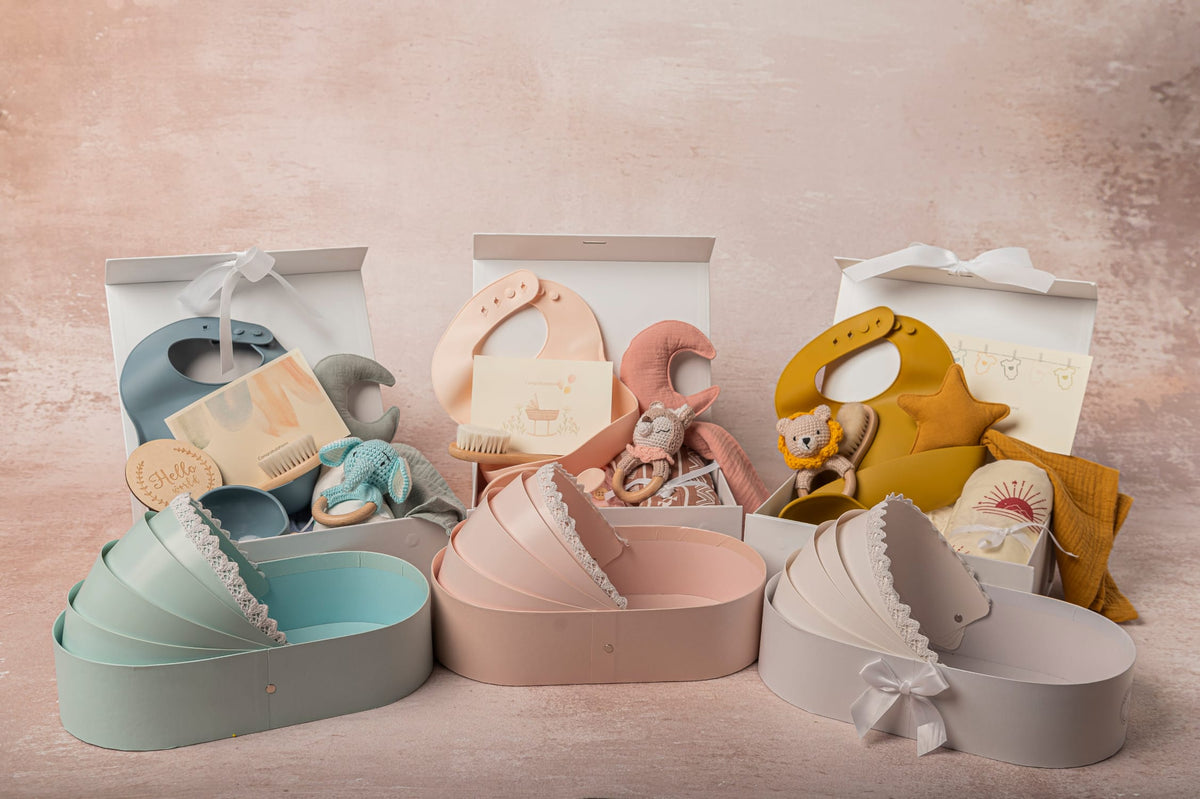 Cotton Craft baby gift bundle Luxe Baby Gift Baskets Personalized and custom baby gifts