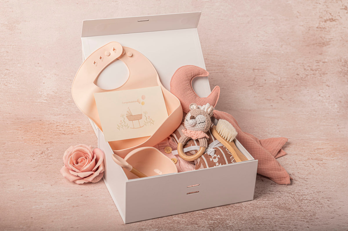 Cotton Craft baby gift bundle Luxe Baby Gift Baskets Personalized and custom baby gifts